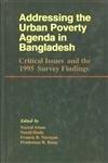 Stock image for Addressing the Urban Poverty Agenda in Bangladesh for sale by Books Puddle