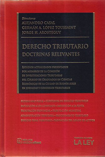 Imagen de archivo de Derecho Tributario. Doctrinas Relevantes. (Papel + E book) a la venta por Iridium_Books