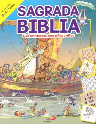 Stock image for Sagrada Biblia Con Actividades Para Nios Y Nias for sale by Iridium_Books