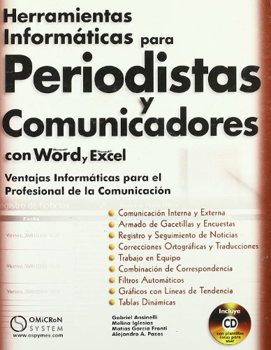 9789871046409: Herramientas Informaticas Para Periodistas Y Comunicadores Con Word Excel