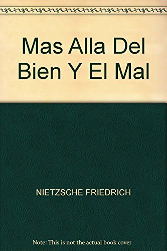 Beispielbild fr Mas Alla Del Bien Y El Mal zum Verkauf von SecondSale