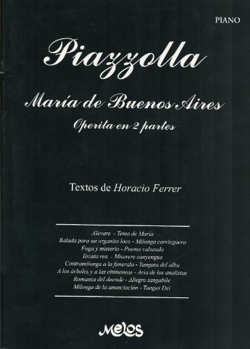 Beispielbild fr Piazzolla-mara De Buenos Aires-operita En 2 Partes zum Verkauf von Iridium_Books