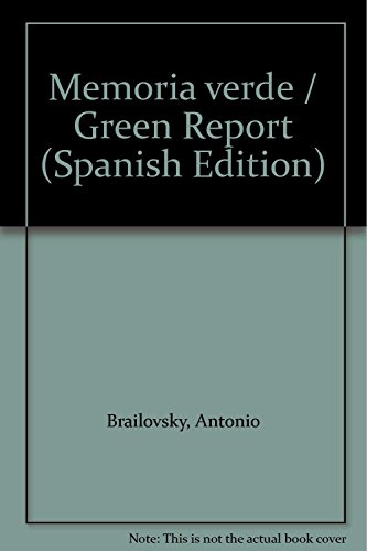 9789871138302: Memoria verde / Green Report