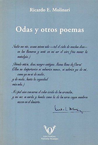 9789871198092: ODAS Y OTROS POEMAS