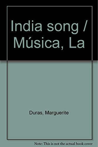 Stock image for India Song - La Musica - Marguerite Duras for sale by Juanpebooks