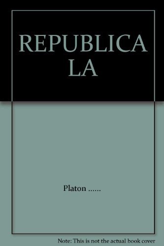 Beispielbild fr REPUBLICA, LA zum Verkauf von Libros nicos