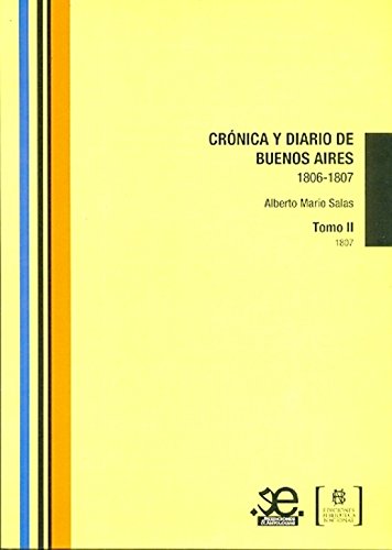 Stock image for CRNICA Y DIARIO DE BUENOS AIRES 1806-1807 for sale by Iridium_Books