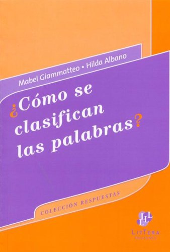 Stock image for Como Se Clasifican Las Palabras? (Spanish Edition) for sale by Iridium_Books