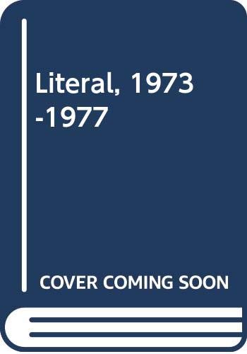 Beispielbild fr Literal, 1973-1977 (Spanish Edition) GoodReads zum Verkauf von Iridium_Books