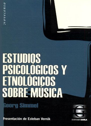 Imagen de archivo de Estudios Psicologicos y etnologicos sobre la musica a la venta por Libros nicos