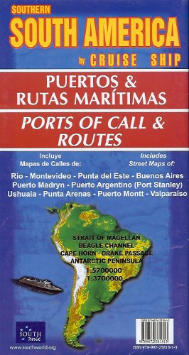 Stock image for South America:Ports Of Call & Routes - Mapa Eng/Esp for sale by ThriftBooks-Atlanta