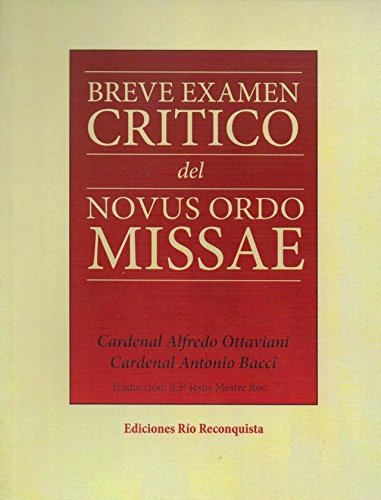 Stock image for Breve Examen Critico for sale by Iridium_Books