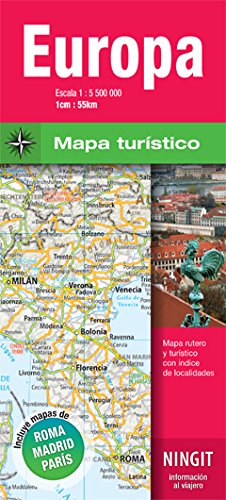 Stock image for Europa Mapa Turstico (Spanish Edition) for sale by Iridium_Books