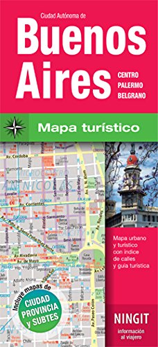 Stock image for Buenos Aires Mapa Turstico (Spanish Edition) for sale by Iridium_Books