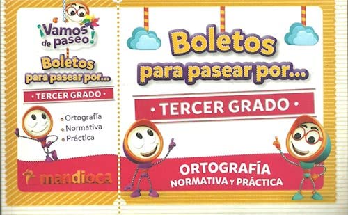 Stock image for BOLETOS PARA PASEAR POR 3 GRADO - VAMOS DE PASEO for sale by Libros nicos