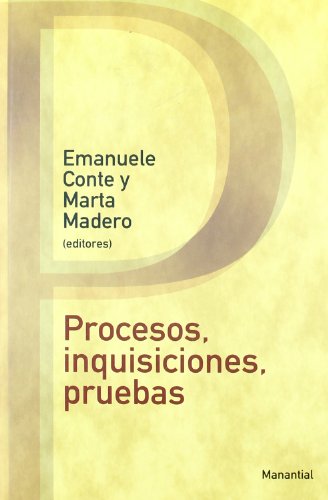 Beispielbild fr Procesos, Inquisiciones, Pruebas Marta Madero zum Verkauf von Juanpebooks