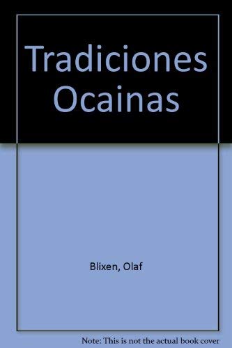 Stock image for Tradiciones Ocainas for sale by Zubal-Books, Since 1961