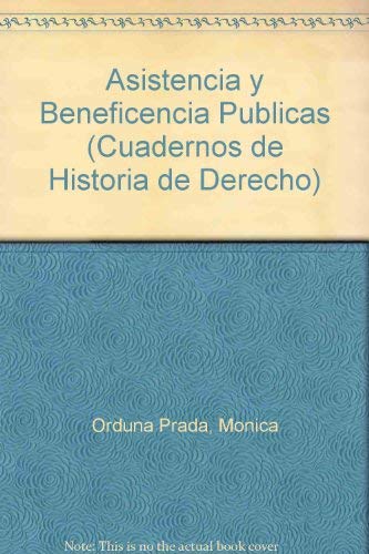 Stock image for ASISTENCIA Y BENEFICENCIA PUBLICAS for sale by AG Library