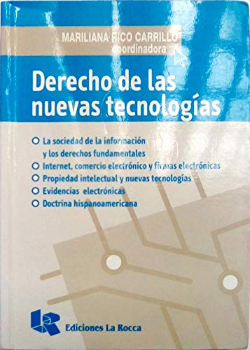 Stock image for Derecho De Las Nuevas Tecnologias - Rico Carrillo, Mariliana for sale by Libros del Mundo