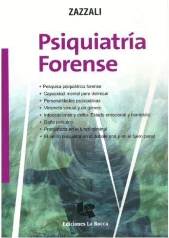 Imagen de archivo de Psiquiatria Forense - Zazzali, Julio R a la venta por Libros del Mundo