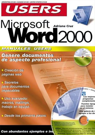 Stock image for Manual de MS Word [With CDROM] for sale by ThriftBooks-Atlanta