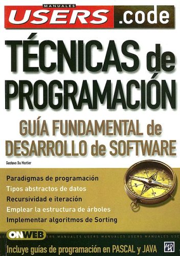 Imagen de archivo de Tecnicas de Programacion: Manuales Users, en Español / Spanish (Spanish Edition) a la venta por ThriftBooks-Dallas