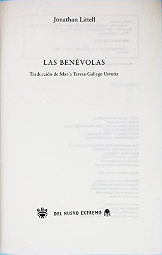 Imagen de archivo de Benevolas (cartone) - Littell Jonathan (papel) a la venta por Juanpebooks