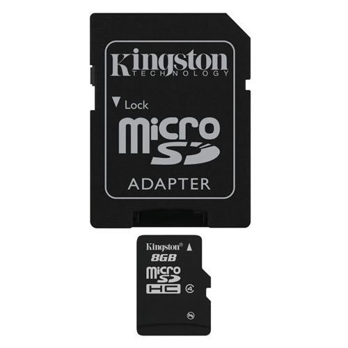 Stock image for Professional Kingston 8GB MicroSDHC Card for LAVA KKT 26 Smartphone with custom formatting and Standard SD Acapter. (Class 4) for sale by SoferBooks