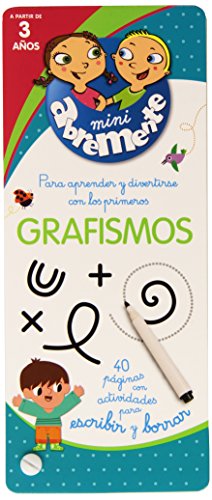 Imagen de archivo de MINI ABREMENTE: PARA APRENDER Y DIVERTIRSE CON LOS PRIMEROS GRAFISMOS. 40 PAGINAS CON ACTIVIADES PARA ESCRIBIR Y BORRAR (A PARTIR DE 3 AOS) a la venta por KALAMO LIBROS, S.L.