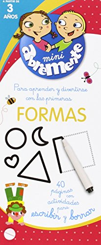 Imagen de archivo de MINI ABREMENTE: PARA APRENDER Y DIVERTIRSE CON LAS PRIMERAS FORMAS. 40 PAGINAS CON ACTIVIADES PARA ESCRIBIR Y BORRAR (A PARTIR DE 3 AOS) a la venta por KALAMO LIBROS, S.L.