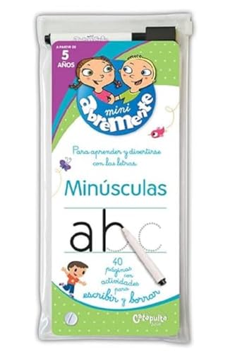 Imagen de archivo de PARA APRENDER Y DIVERTIRSE CON LAS LETRAS MINUSCULAS. 40 PAGINAS CON ACTIVIADES PARA ESCRIBIR Y BORRAR (A PARTIR DE 5 AOS) a la venta por KALAMO LIBROS, S.L.