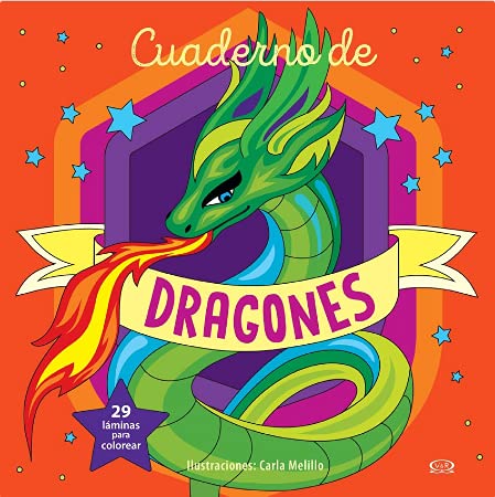 Stock image for CUADERNO DE DRAGONES - 29 LAMINAS PARA COLOREAR for sale by Libros nicos