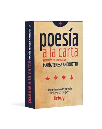 Stock image for POESIA A LA CARTA - MARIA TERESA ANDRUETTO - LIBRO + 50 CARTAS for sale by Libros nicos