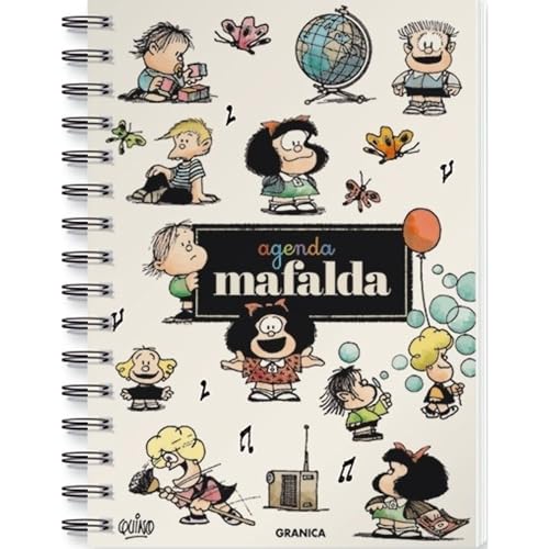 Imagen de archivo de Agenda Perpetua Mafalda Anillada Blanca, De Quino., Vol. 1. Editorial Granica, Tapa Dura En Espa ol a la venta por Juanpebooks