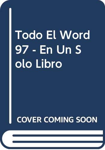 Imagen de archivo de todo el word 97 en un solo libro boque carlos a la venta por DMBeeBookstore