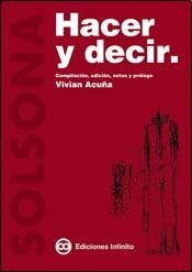 Hacer Y Decir/ to Do and to Say (Spanish Edition) (9789879393444) by Solsona, Justo