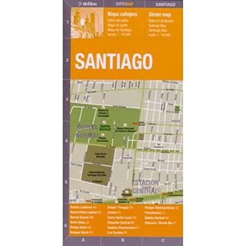 Imagen de archivo de Santiago (City Map) (Spanish and English Edition) a la venta por Book Deals