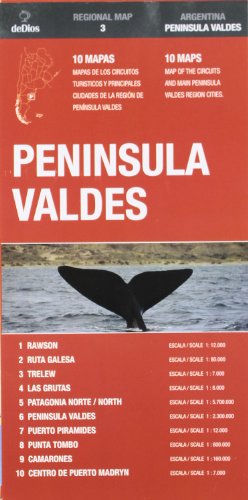Imagen de archivo de Guia Mapa - Peninsula Valdes, De Juli n De Dios. Editorial Dedios, Tapa Blanda En Espa ol, 2007 a la venta por Libros del Mundo