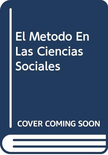 Stock image for El mtodo en las ciencias sociales. for sale by Ventara SA