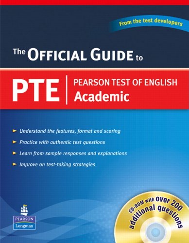 Imagen de archivo de Official Guide to Pearson Test of English Academic (with CD-ROM) a la venta por WorldofBooks