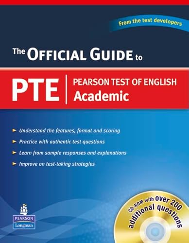 9789880030536: Official Guide to Pearson Test of English Academic (with CD-ROM)