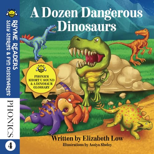 Stock image for A Dozen Dangerous Dinosaurs (Rhyme Readers: Silly Stories & Fun Discoveries, Band 4) for sale by GF Books, Inc.