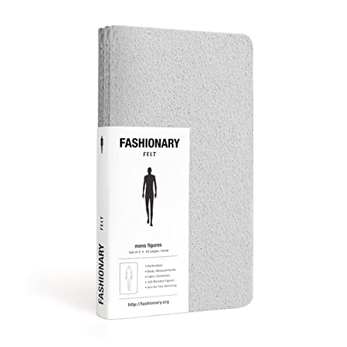 Imagen de archivo de Fashionary Mini Felt Mens (Grey) a la venta por Books Puddle