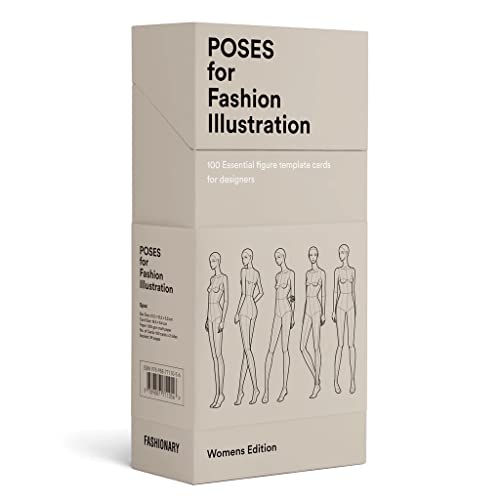 9789887711056: Poses for Fashion Illustration (Card Box): 100 essential figure template cards for designers