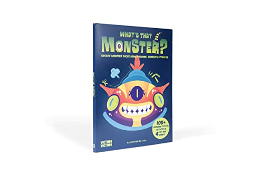 Imagen de archivo de What's That Monster?: Re-imagine Faces by Mixing Doodles & Stickers a la venta por Revaluation Books