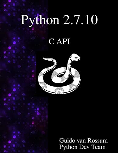 9789888381036: Python 2.7.10 C API