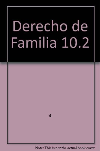 Stock image for Derecho De Familia 10.2 for sale by Hilando Libros