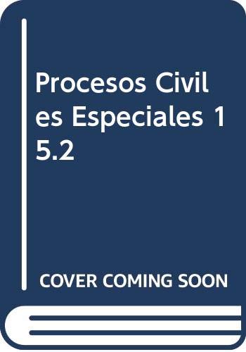 Stock image for Procesos Civiles Especiales 15.2 for sale by Hilando Libros