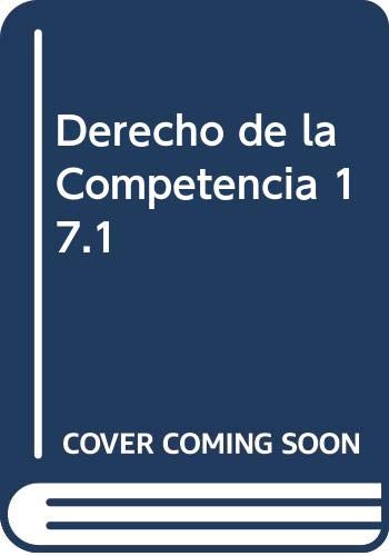 Stock image for Derecho De La Competencia Y De La Propriedad Industrial En Espaa 17.1 for sale by Hilando Libros