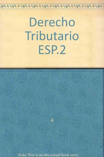 Stock image for Derecho Tributario Especial 2 for sale by Hilando Libros